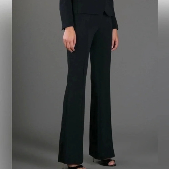 Burberry London Wool Blend Flare Leg Trousers - Picture 1 of 10